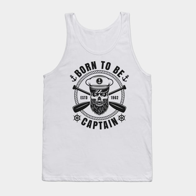 Born to be captain Tank Top by p308nx